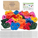 Trymaker Klettergriffe, Kinder Klettersteine für Kletterwand, 30 Stück...