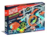 Clementoni 59304 Action & Reaction Glow Effect, mehrteiliger Bausatz zum Konstruieren...