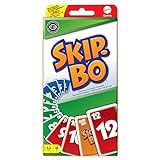 Mattel Games Skip-BO, Kartenspiele für die Famile, Perfekt als Kinderspiel, Reisespiel...