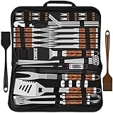 Grilliance 38 Stücke BBQ Grillbesteck Set Edelstahl Grillzubehör für Männer Geschenk...