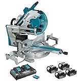 Radiale Gehrungssäge 36 V LXT Ø305 mm (4 x 5,0 Ah) mit AWS-Modul – Makita DLS211PT4U