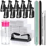 Nagellackentferner Werkzeuge Set, FANDAMEI Nagel Clips Kappen, 500 Stk....