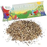 Wilde Weide: 100g Premium Wildblumensamen Mischung mehrjährig und einjährig -...