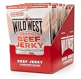 Wild West Beef Jerky, 16 x 25g Original Rinderfleisch, Beef Jerky high Protein...