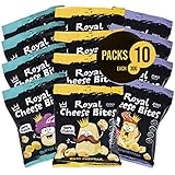 Royal Cheese Bites – 10 Beutel Low Carb Keto-Snacks - Sortiert –...