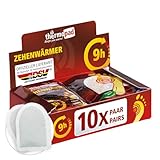 Thermopad Zehenwärmer – DAS ORIGINAL: 10 Paar Wärmepads für 8 Stunden Wärme I Sofort...