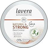 lavera, Deo Creme NATURAL STRONG vegan Naturkosmetik Bio Ginseng Natürliche Mineralien...