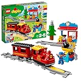 LEGO DUPLO Dampfeisenbahn, Eisenbahn-Spielzeug Steinen mit Tierfigur, Zug-Spielzeug für...