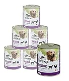 Dehner Lieblinge Hundefutter Senior, Lamm und Geflügel, 6 x 800 g (4.8 kg)