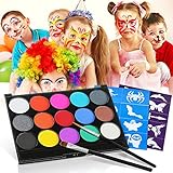 Skymore Kinderschminke Schminke Set, Face Paint Set, Schminkfarbe Kit für...