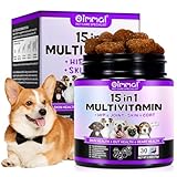 MVitamine für Hunde 15-in-1,Multivitamin Kautabletten für Alle Hund, Mit...