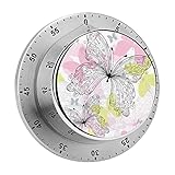 Countdown Timer Schmetterling Magnetische Stoppuhr Edelstahl Count Up Mit Lautem Wecker...