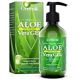 Aloe Vera Gel 99% Bio, 300ml Aloe Vera Creme für Gesicht Körper Haarre,...