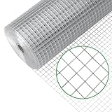 Gardenova Wühlmausgitter, Drahtgitter Feinmaschig Maschenweite 6,3 mm, 1m Höhe x 5m...