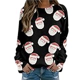 Weihnachtspullover Damen, Black Friday Angebote 2024 Lustig Weihnachtsmann Pullover...