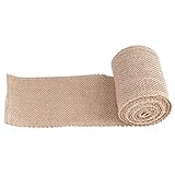 Juteband 10cm Breit, Juteband Rolle Natur, Jute Wickelstreifen für Party...