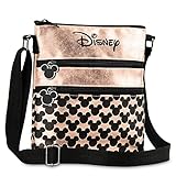 Disney Umhängetasche Damen und Teenager, Mickey Mouse und Minnie Mouse Tasche Damen,...