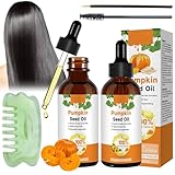 GAROMIA 2 Stück Pumpkin Seed Oil For Hair 60ml Kürbiskernöl Kürbiskernöl für das...