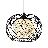 WOWEWA LED Retro Vintage Industrie Hängelampe Retro Moderne Pendelleuchte...