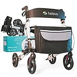 Helavo faltbarer Premium-Rollator - Leichtgewicht aus Aluminium - Maximale Mobilität in...