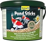 Tetra Pond Sticks - Fischfutter für alle Teichfische, unterstützt gesunde Fische und...