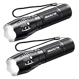 GEARLITE LED Taschenlampe Batteriebetrieben 2 Stück, 3500 Lumen Taschenlampe...