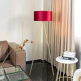 HESHUYAN Stativ-Stehlampe für Wohnzimmer, minimalistische moderne LED-Stehlampe mit...