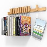 Phiba 2in1 Bücherregal - Einzigartig [Nachhaltig] Innovativ - Wandregal mit Lesezeichen |...