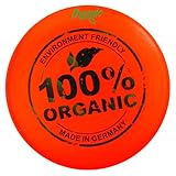 Eurodisc 175g Ultimate Frisbee Disc Organic ORANGE aus Bio-Kunststoff