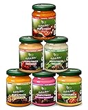 biozentrale Brotaufstriche Bestseller-Box | 6 x 125 g | vegan & laktosefrei | 6 beliebte...