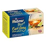 Meßmer Bio Earl Grey (aromatisiert) | frisch-pikant | 20 Teebeutel | Vegan | Glutenfrei |...