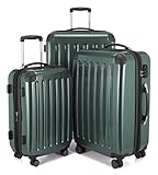 HAUPTSTADTKOFFER - Alex - 3er Koffer-Set Trolley-Set Rollkoffer Reisekoffer Erweiterbar, 4...