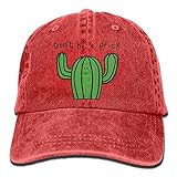 FUNINDIY Hut Kaktus Don't Be A Prick Tasse Denim Skull Cap Cowboy Cowgirl Sport Hüte für...