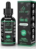 CBD-ÖL | Reines CBD-Öl 15% 30 ml 4500 mg | Mit CBD angereicherte Hanfölbasis...