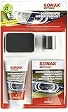 SONAX Scheinwerfer AufbereitungsSet (85 ml) reinigt und poliert vermattete und vergilbte...