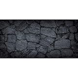 AWERT 120 x 61 cm Felsen-Aquarium-Hintergrund, dunkelgrauer Stein,...