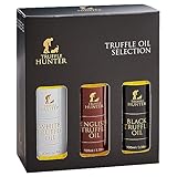 TruffleHunter – Trüffelöl-Set mit englischen, schwarzen und weißen...