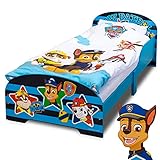 PAW Patrol Kinderbett 70 x 140 cm | Kinderbett für Jungen und Mädchen ab 2...