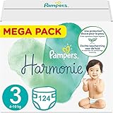 PAMPERS HARMONIE Größe 3 124 Windeln (6-10 kg)