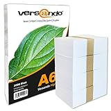 versando 2.000 Blatt Papier DIN A6 HighWhite 80 Druckerpapier Universalpapier Kopierpapier...