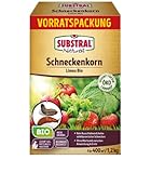 Substral Naturen Schneckenkorn Limex Bio, natürliches, regenfestes Ködergranulat zur...