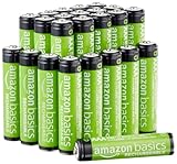 Amazon Basics AAA Alkalisch Batterien, 800 mAh, wiederaufladbar, 24 Stück