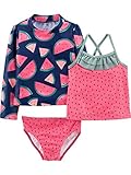 Simple Joys by Carter's Mädchen 3-teilige gemischte Rashguard-Sets,...