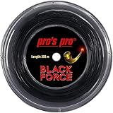 Pro's Pro - Black Force Tennissaite - Schwarz - 200m 1,24mm