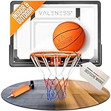 VALENESS® Basketballkorb Indoor/Outdoor - Stabiler Basketballkorb Indoor und...