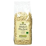 Alnatura Bio Dinkelflocken Großblatt, 6er Pack (6 x 500 g)