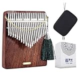 LingTing Kalimba LT-K21W 21 Tasten Kalimba Mbira Daumenklavier (Regenflüster),...