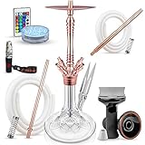 Shisha Set Komplett XXL Paket - Shisha 4 Anschlüsse mit grandiosem Durchzug &...