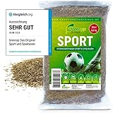 Greenyp® Sport I strapazierfähiger Sport-& Spielrasen I 0,8kg für 35m² I...