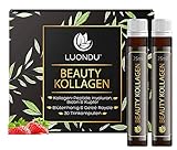 Luondu Beauty Kollagen Trinkampullen mit Hyaluronsäure (30 Ampullen mit 2500mg Premium...